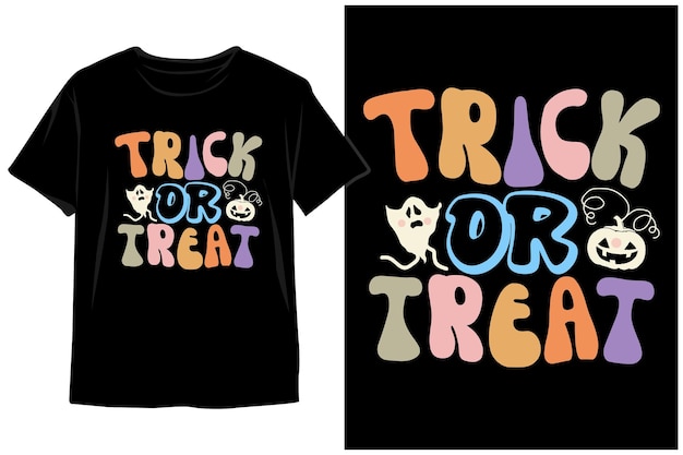 Halloween wavy t shirt design. Halloween typography t shirt design. Halloween vector. wavy design