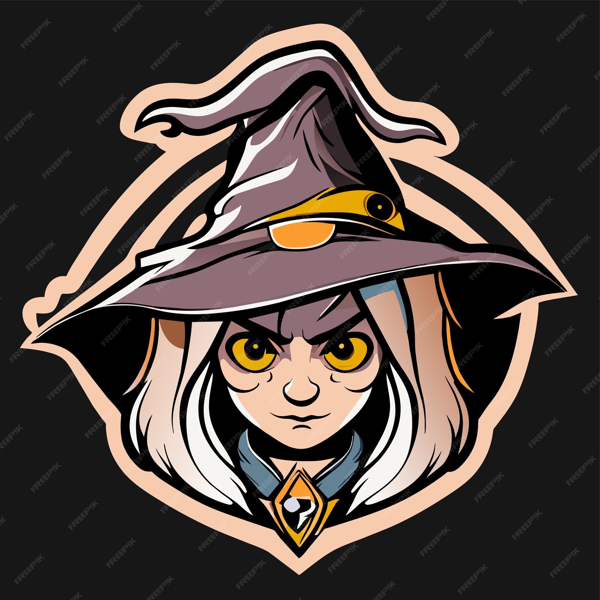 Premium Vector  Halloween witch girl twitch scarecrow hand drawn cartoon  sticker icon concept isolated illustration