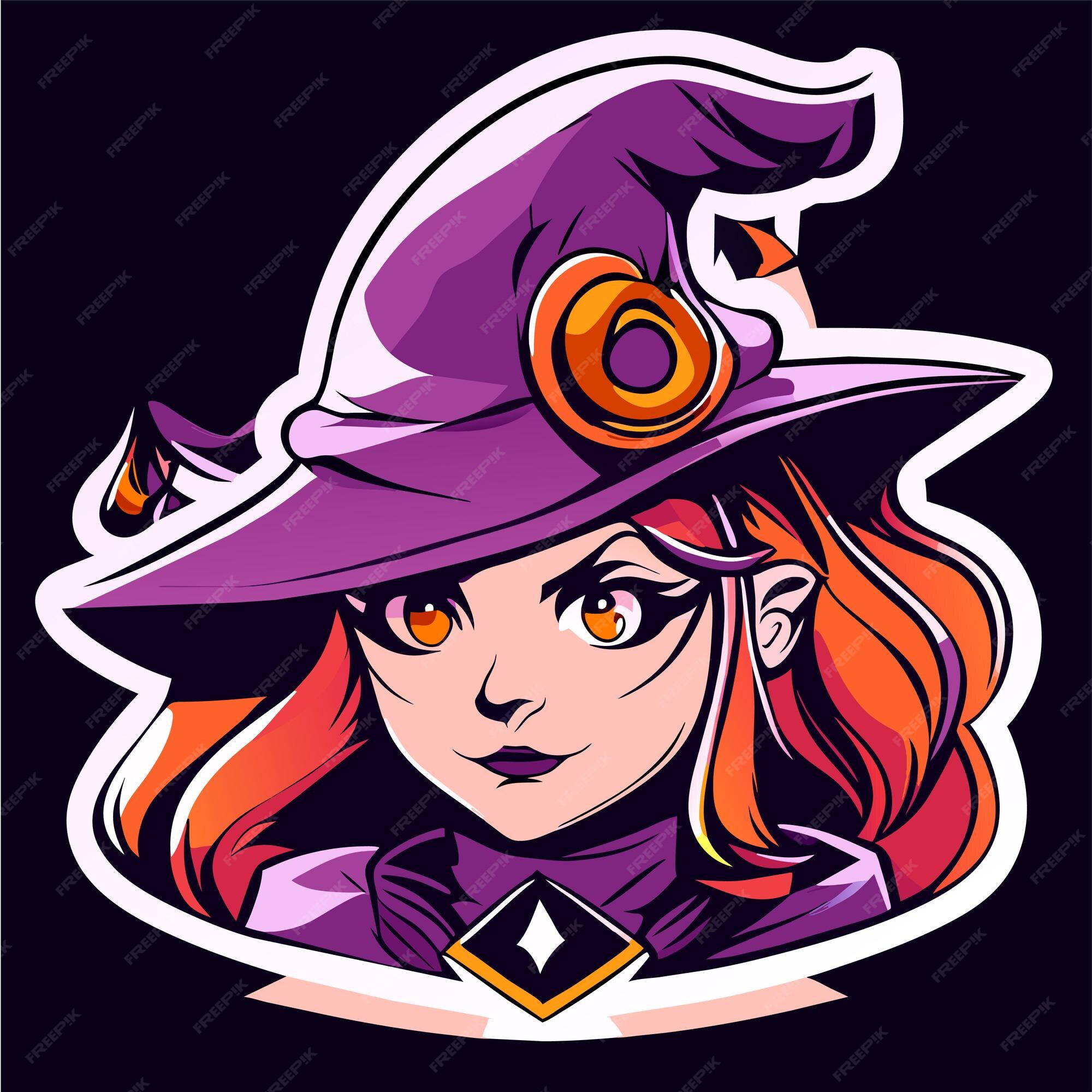 Premium Vector  Halloween witch girl twitch scarecrow hand drawn cartoon  sticker icon concept isolated illustration