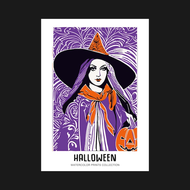 Halloween Witch Wall Art