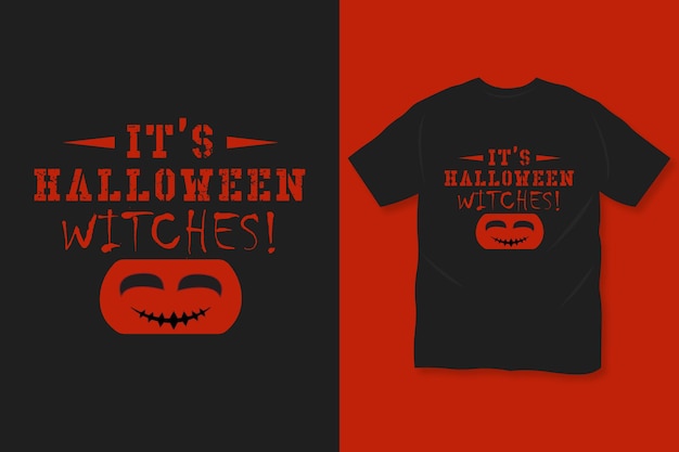 Halloween witches tshirt template