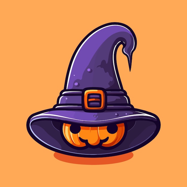 halloween witchs hat vector