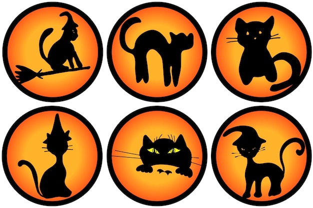 Vector halloweensticker