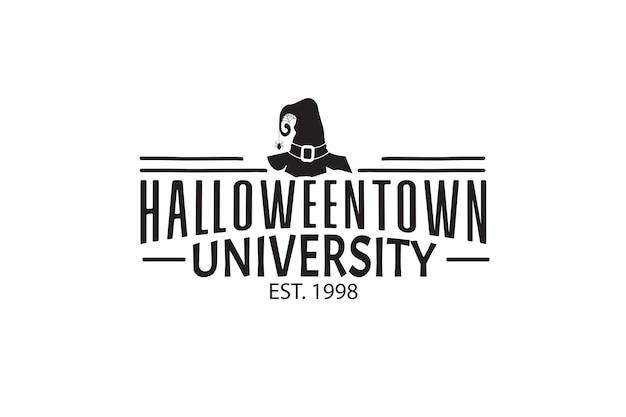 Archivio vettoriale dell'università di halloweentown