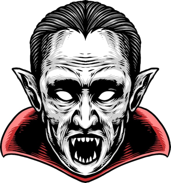 Hallowen Dracula-ontwerpvector