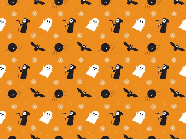 Vector hallowen pattern illustration