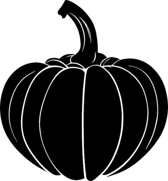 Vector hallween pumpking vector silhouette 2