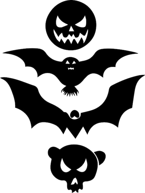 Hallween vector silhouette 10