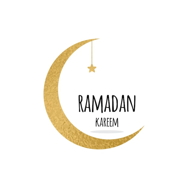 Halve maan en ster voor de heilige maand van de Ramadan Kareem-viering van de moslimgemeenschap