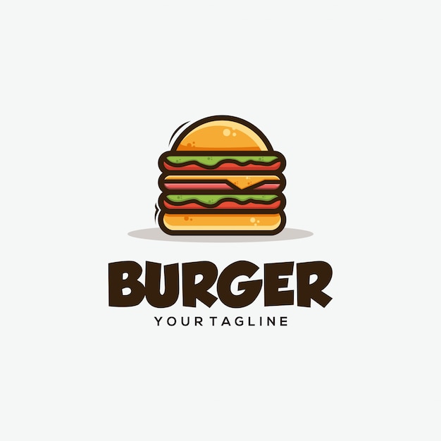 hamburger concept ontwerpt illustratie