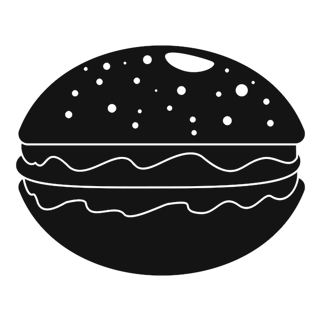 Hamburger icon Simple illustration of hamburger vector icon for web design isolated on white background