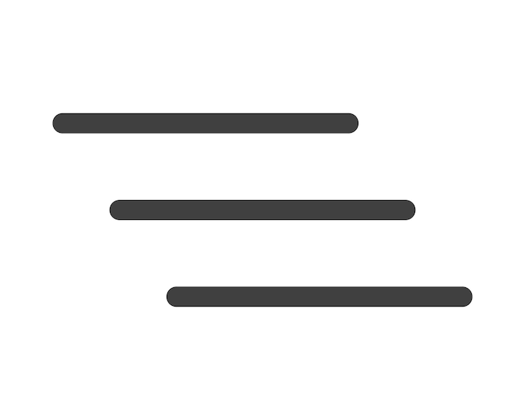 Vector 웹 사이트 ui 내비게이션 모바일 앱 프레젠테이션을위한 햄버거 메뉴 아이콘 버튼 터 디자인 요소 및 사용자 인터페이스 아이콘