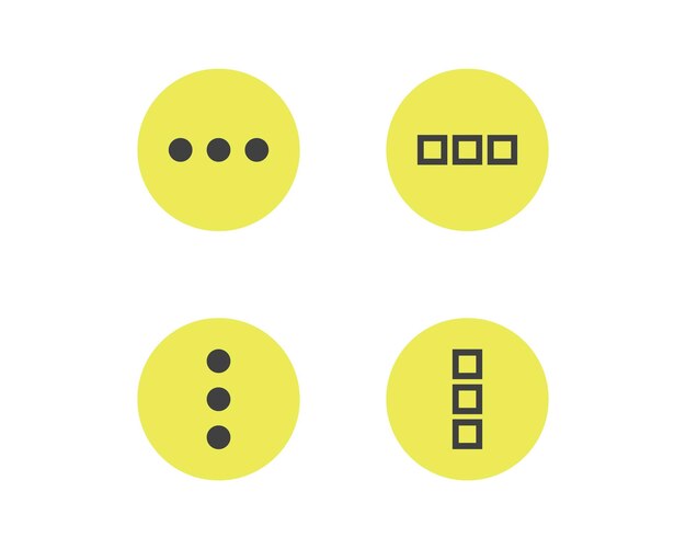 hamburger menu icon buttons website ui navigation mobile app vector elements user interface icons