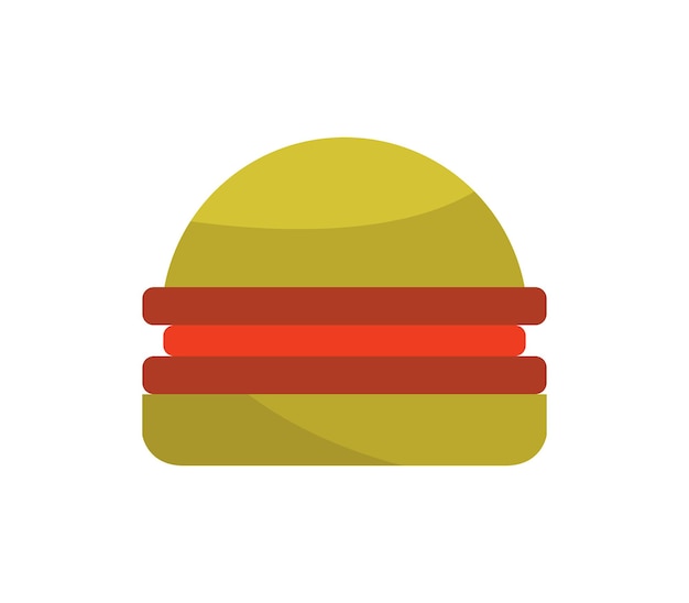 Vector hamburger sandwich