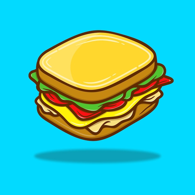 Hamburger vector illustratie