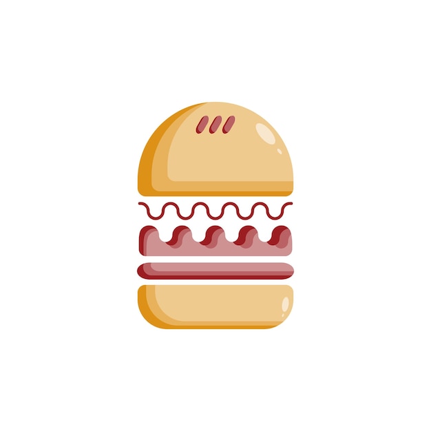 Hamburger vector logo icoon