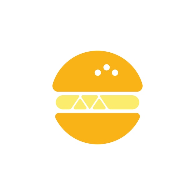 Vector hamburger vector logo ontwerpsjabloon