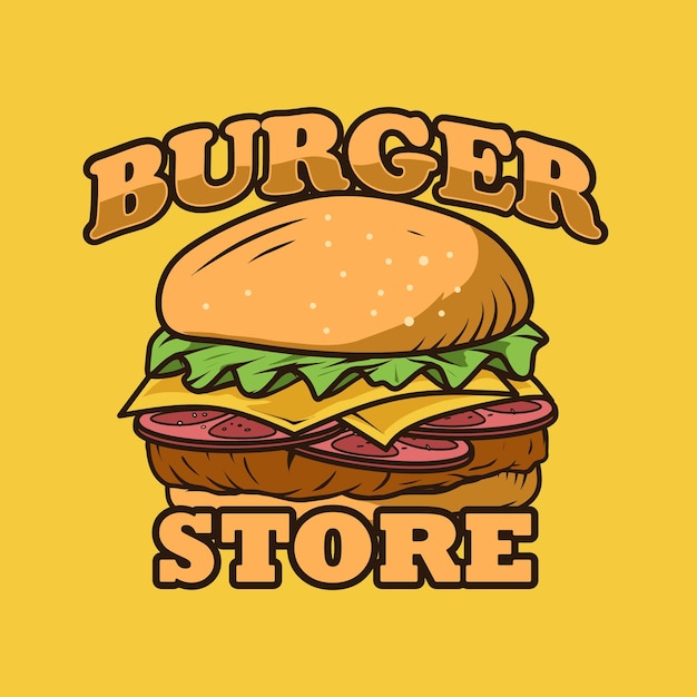 hamburger winkel logo ontwerp