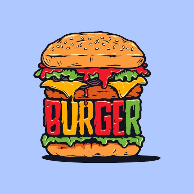 Vector hamburger