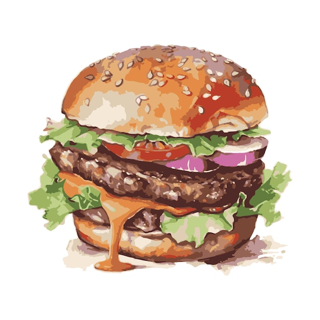 Vector hamburger