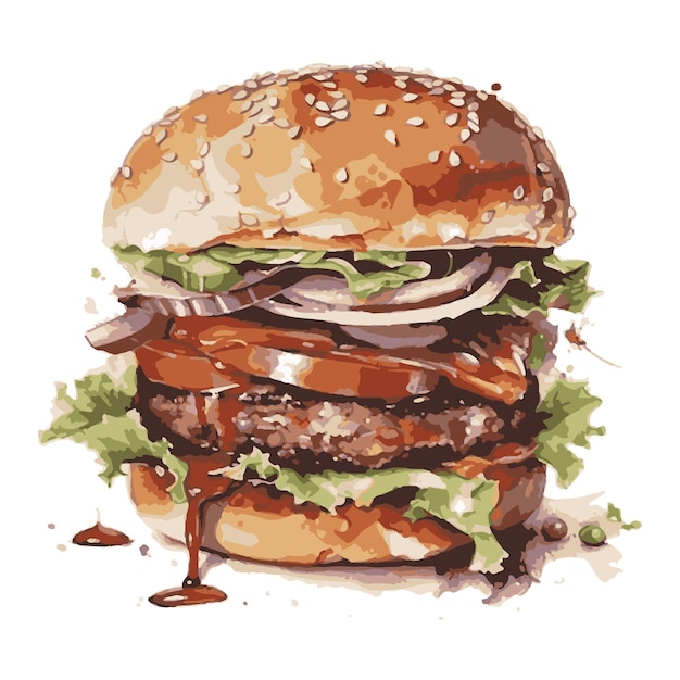 Vector hamburger