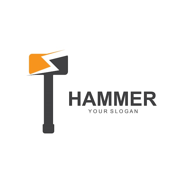 hamer logo vector illustratie ontwerp creatief logo ontwerp