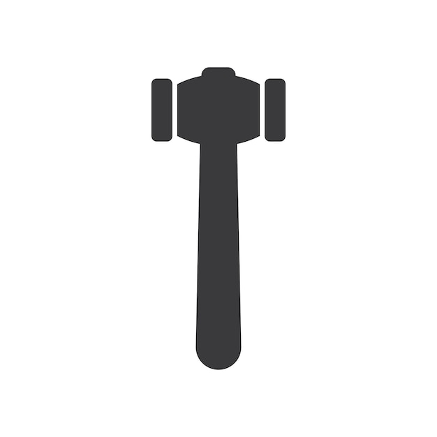 Vector hammer logo icon