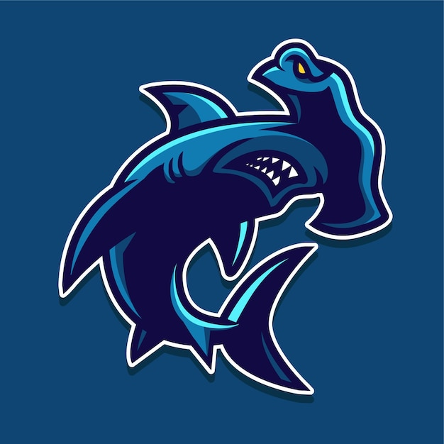 Hammer shark logo