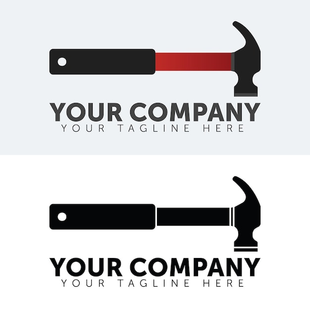 Hammer Tools Logo EPS 10 Vector Graphic