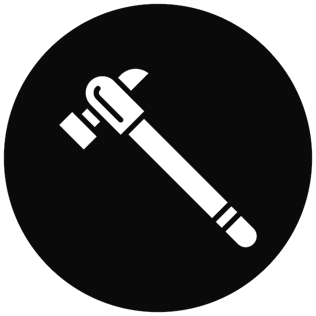 Hammer vector icoontje Kan worden gebruikt voor Shoemaker icoonset