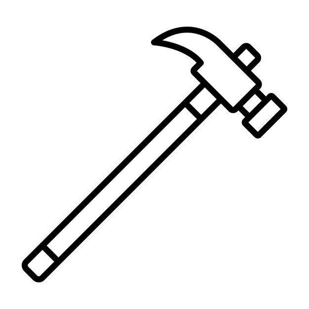 Hammer Vector Illustration Style