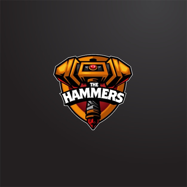 Vector the hammers esport logo