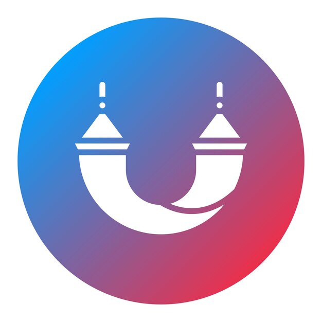 Hammock icon vector image Can be used for Trekking