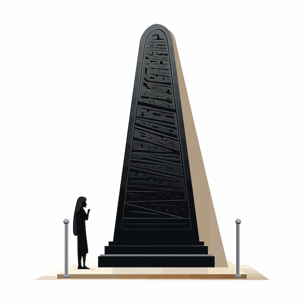 Vettore hammurabis_obelisk_vector_illustrato
