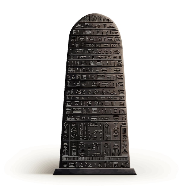 Vettore hammurabis_obelisk_vector_illustrato