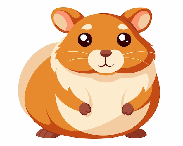 Vector hamster animal pet vector illustration cartoon pretty cute perfect beautiful amazing