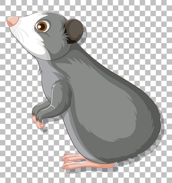 Vector hamster in cartoonstijl