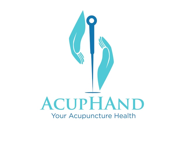 hand acupuncture health logo designs for traditiona health logo