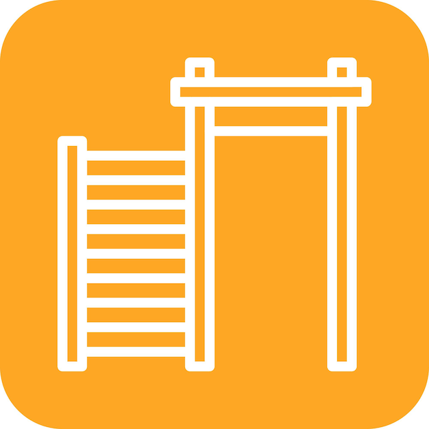 Hand Bar vector icoontje illustratie van Sports icoonset