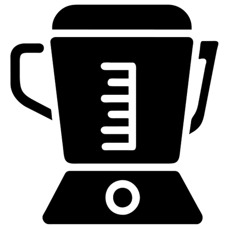 Vector hand blender pictogram