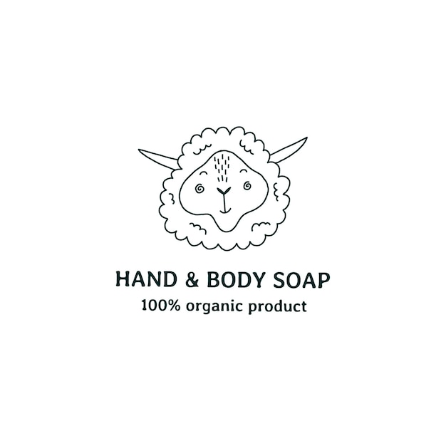 Logo del sapone per mani e corpo