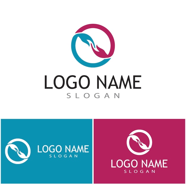 Hand Care Logo Template vector icon Business