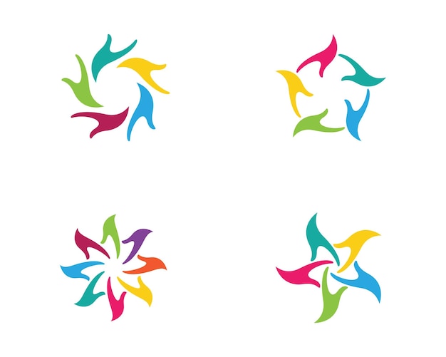 Hand Care Logo Template vector