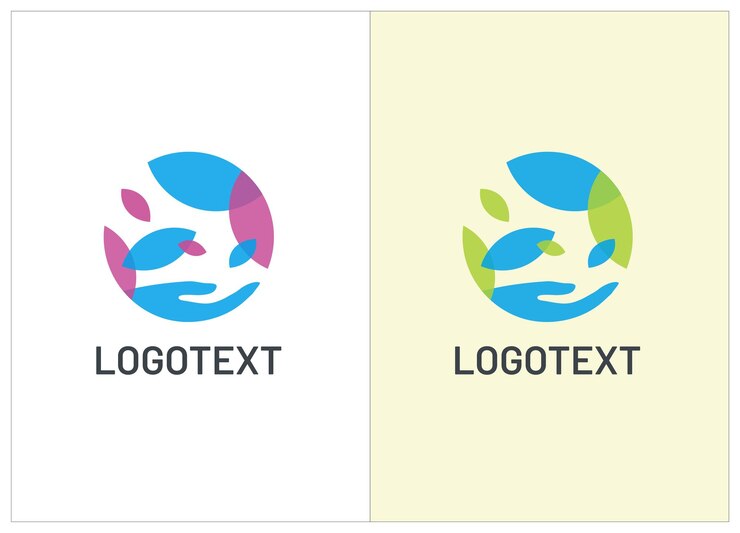 Hand Care Natural Holistic Therapy logo vector design
