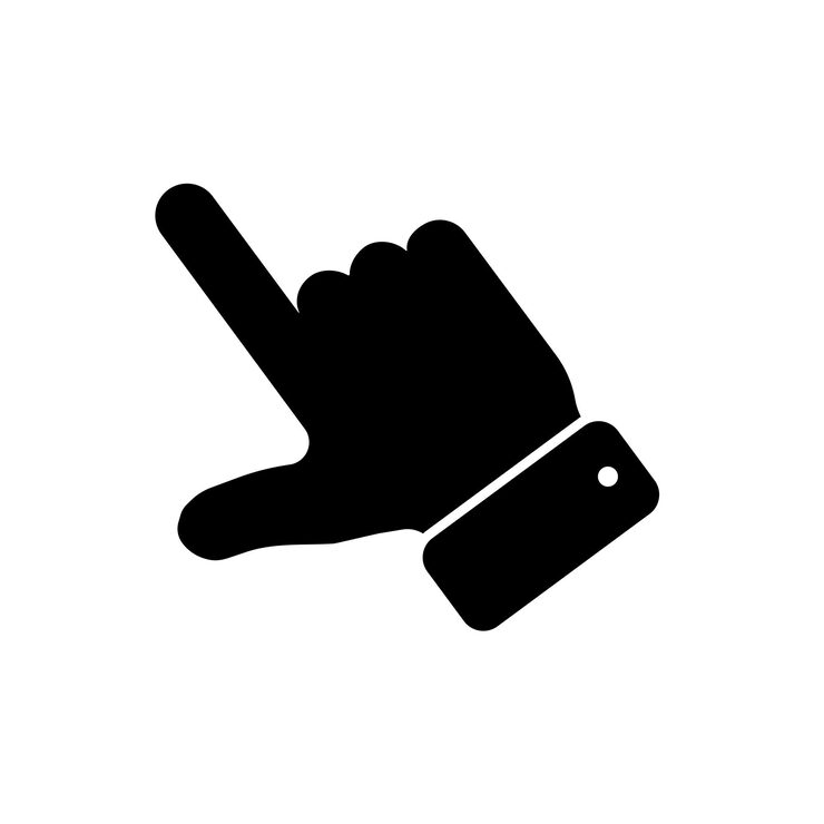 Vector hand click icon vector pointer icon vector hand cursor icon vector pointer click cursor arrow icon clicking with a computer mouse