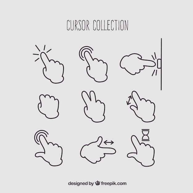 Hand cursor pack