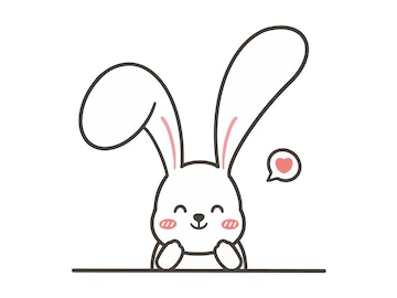 How to draw a bunny easy and fast como desenhar um coelho fácil e rápido