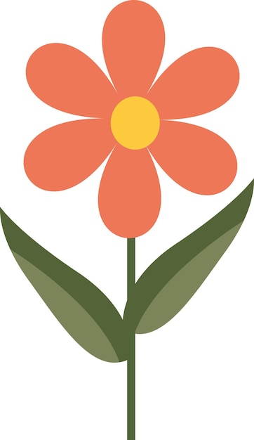 Vector hand draw floral flower vector