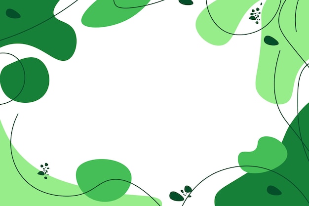 hand draw green background