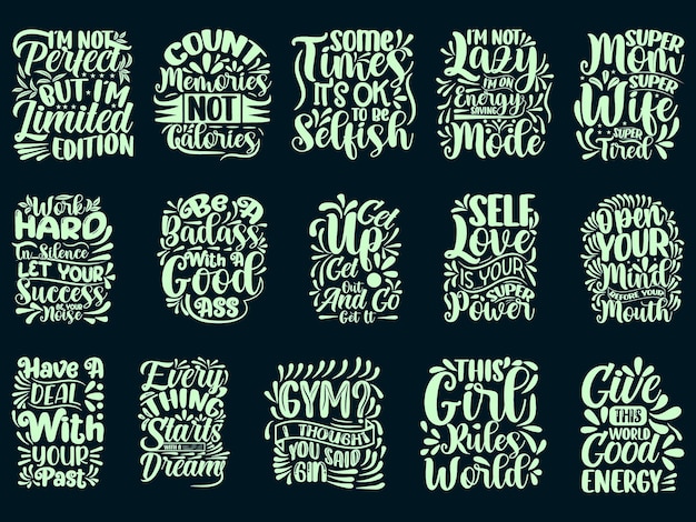 Hand drawing motivational quotes t-shirt design